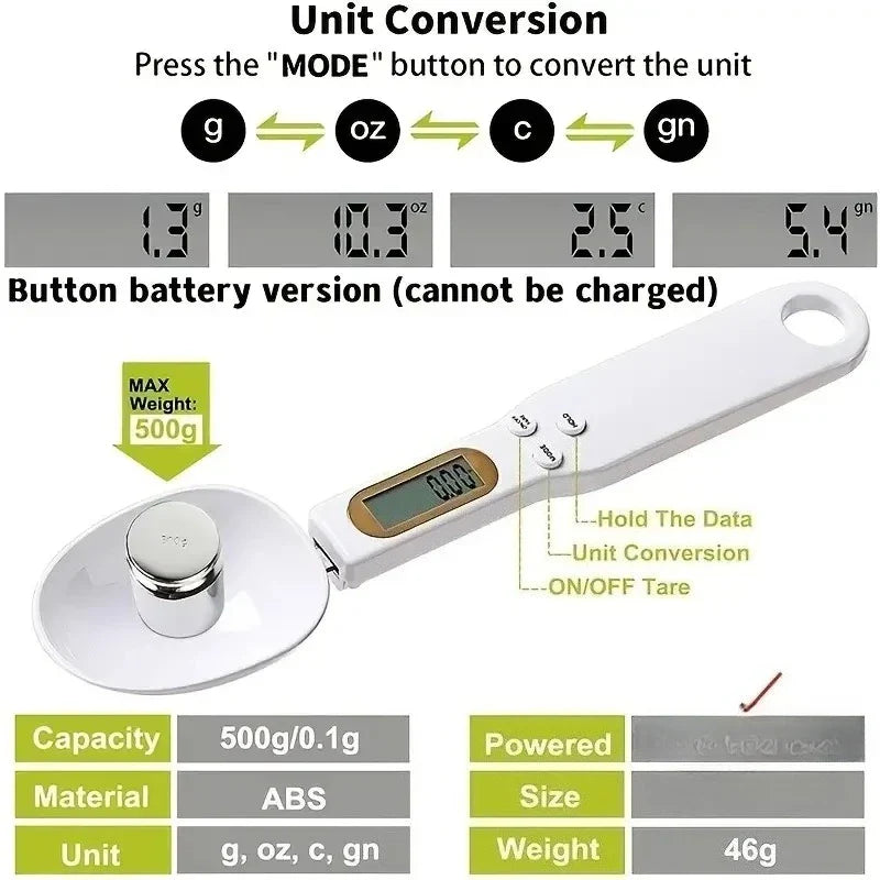 Handy Digital Spoon Scale